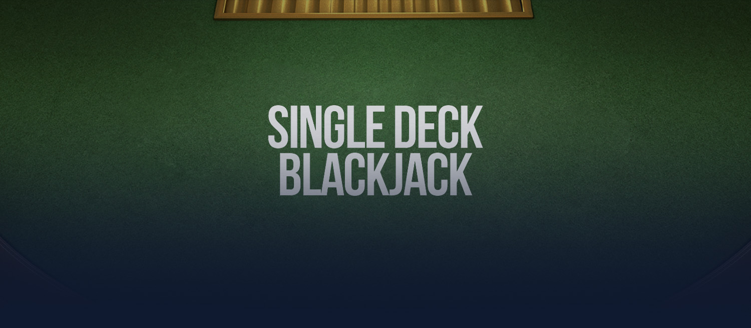 Single Deck Blackjack Betsoft